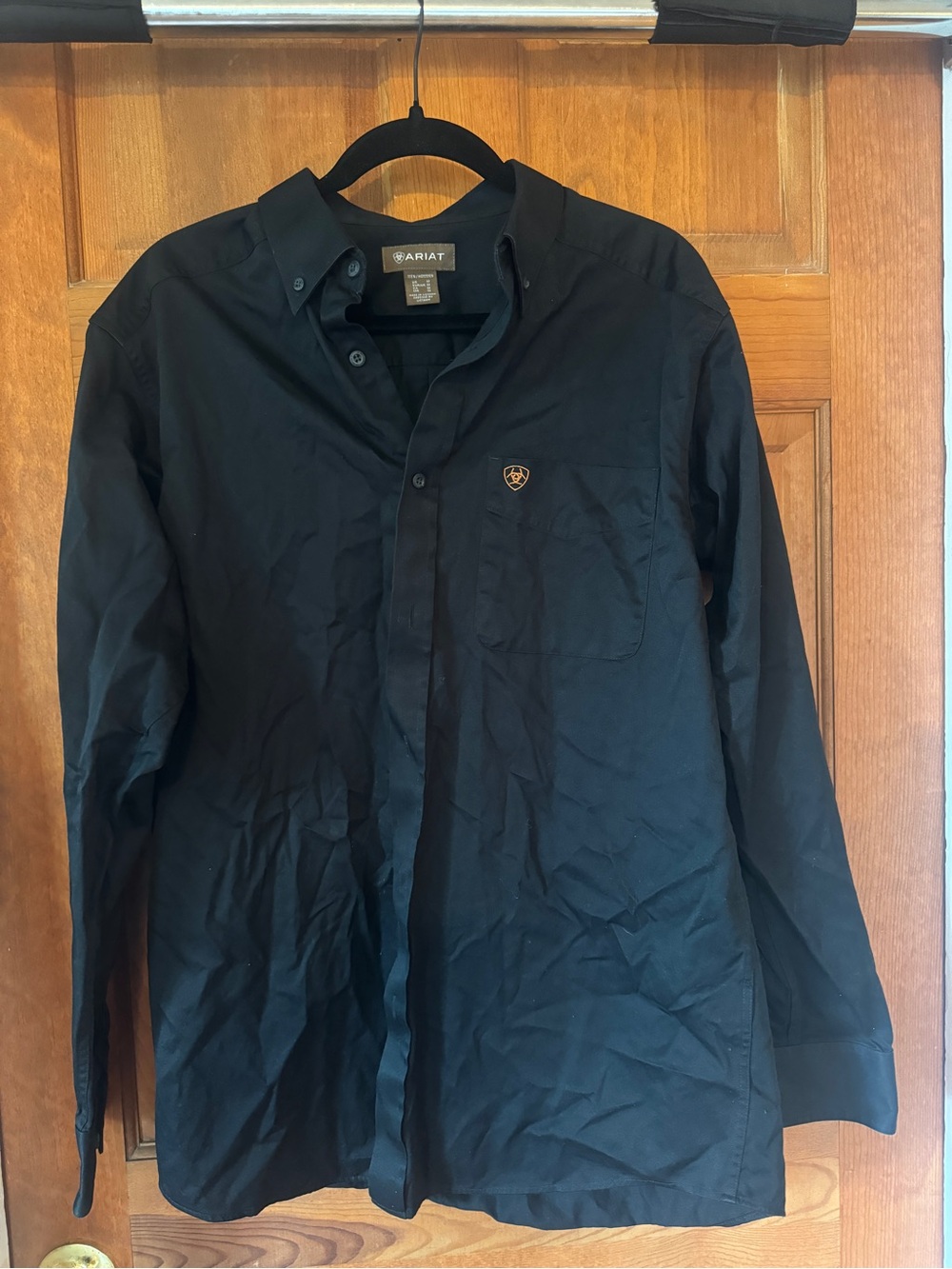 Ariat Men's Black Button-Down Shirt Jacket